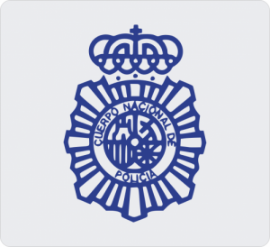 Placa y Tarjeta Identificativa de la Policía Nacional